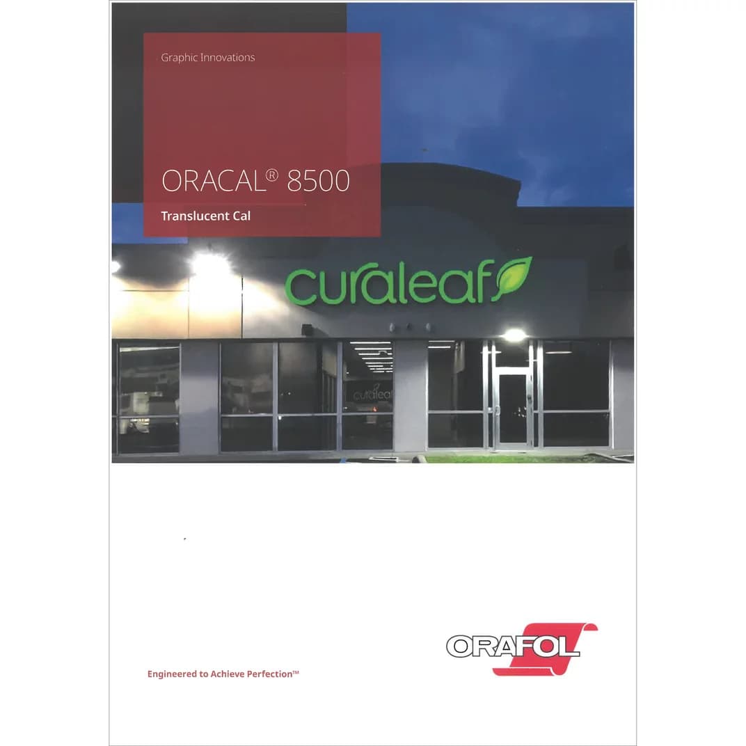 Färgkarta Orafol ORACAL® 8500 Translucent Cal